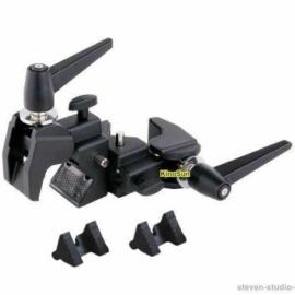 Double Super Clamp with Ratchet Handle Standard Stud 1/4'' 3/8'' 5/8''