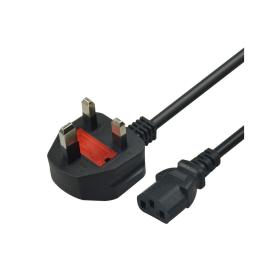 SIPU high quality 3 pin UK plug 220v ac power cord