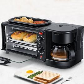 Household Multifunction Breakfast Maker Machine Temperature Control Breakfast Sandwich Maker 3 In 1 Breakfast Makers