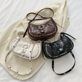 Bags Fashion Texture Women's Bag 2023 Popular Retro Portable Armpit Bag Casual Shoulder Messenger Bag